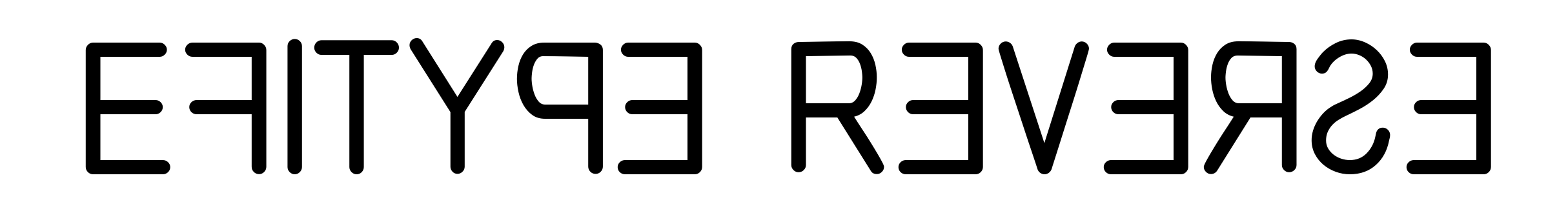 Efitype Reverse